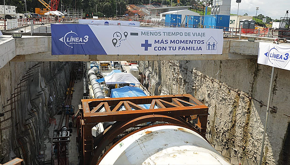 PANAMA EN DIRECTO - Inicia la excavación del tramo subterráneo de la Línea 3 del Metro de Panamá