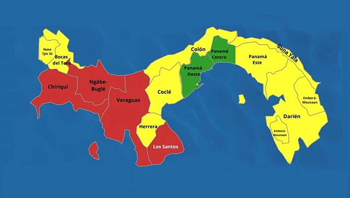 PANAMA EN DIRECTO - Sinaproc reduce niveles de alerta en varias provincias tras mejoría en el clima