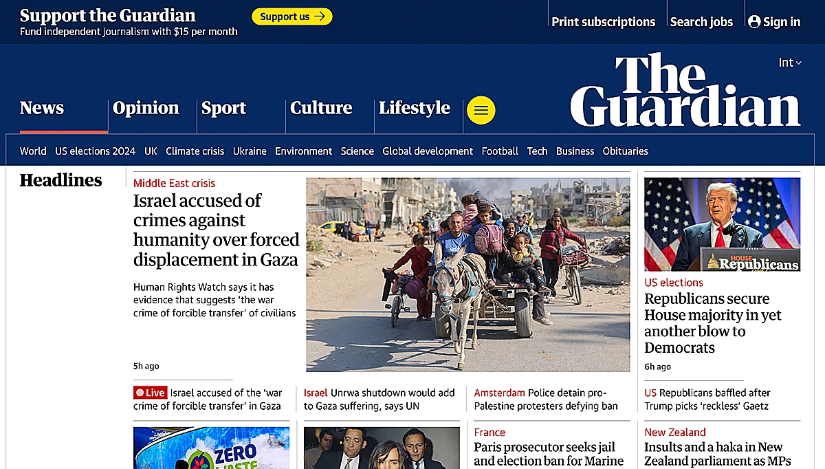 PANAMA EN DIRECTO - The Guardian deja X por su ambiente tóxico y se enfoca en su sitio web