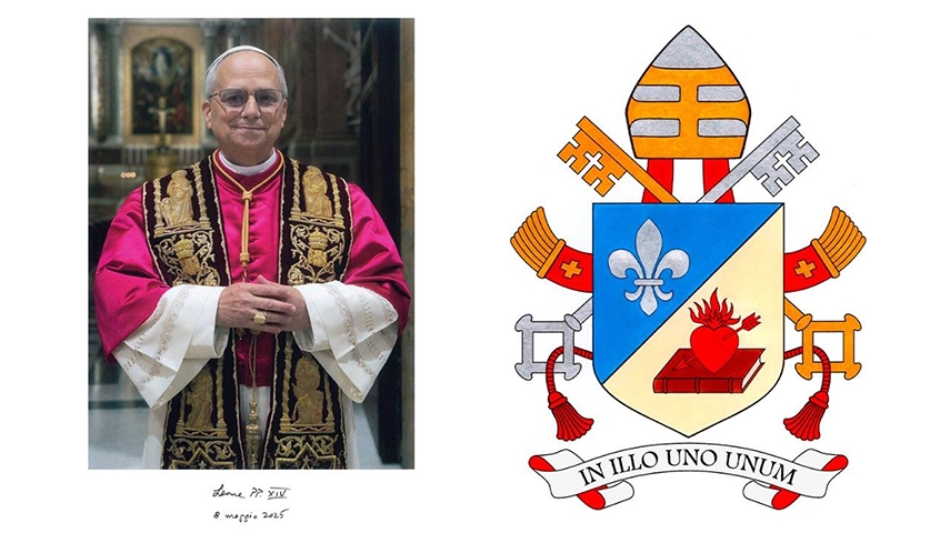 Featured image for “León XIV revela su escudo papal con un poderoso llamado a la unidad y a la herencia agustiniana”