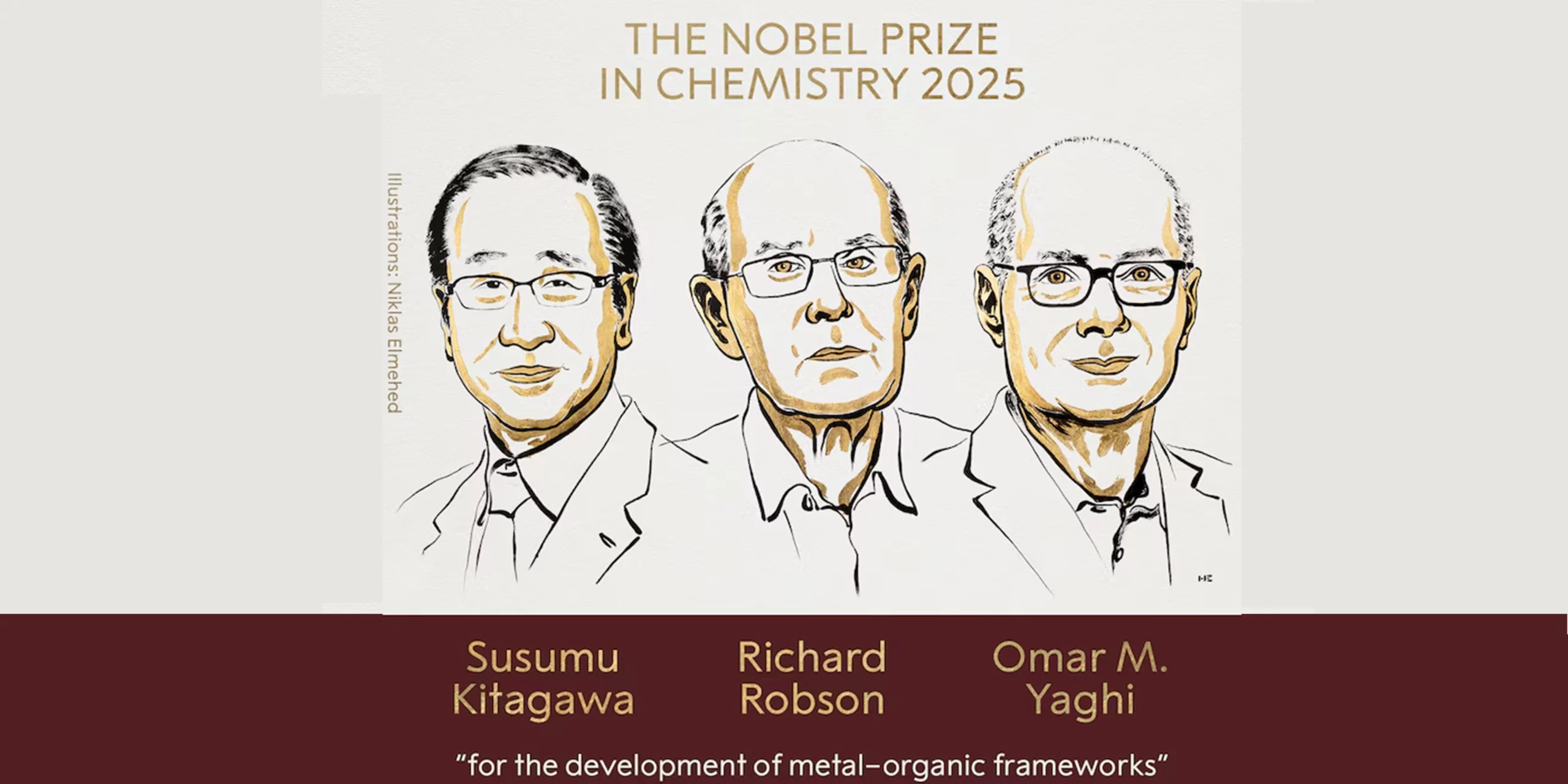 PANAMA EN DIRECTO - Kitagawa, Robson y Yaghi ganan el Nobel de Química por los marcos metal-orgánicos