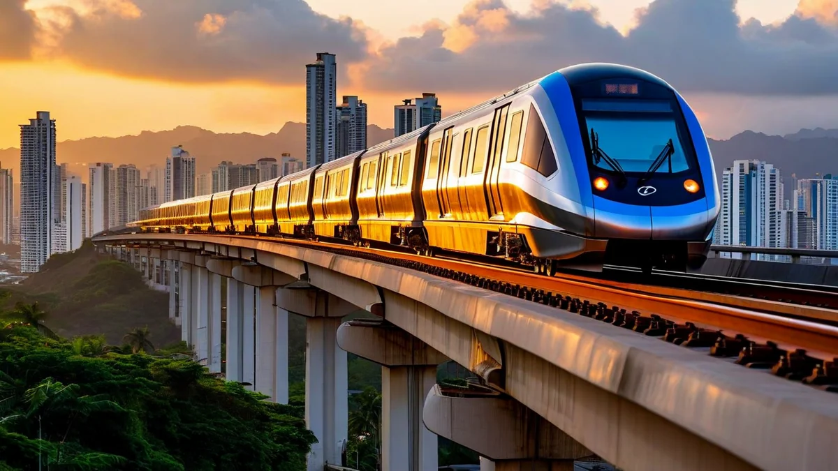 PANAMA EN DIRECTO - Línea 3 del Metro de Panamá avanza con pruebas de monorrieles y señalización